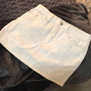 White denim skirt from Forever 21